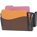 Officemate® 4-in-1 Unbreakable Wall File, 2 Pockets, Smoke