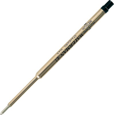 Waterman Medium Ballpoint Refill For Waterman Ballpoint Pens, Black (834254)