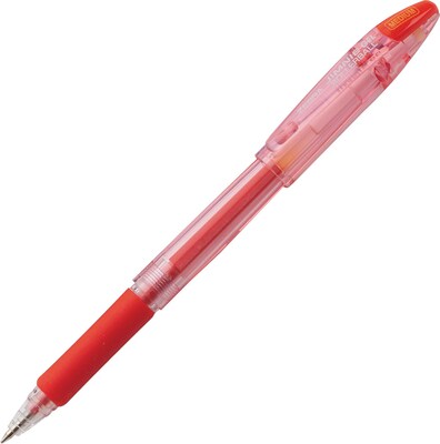 Zebra Jimnie Gel Rollerball Stick Pen, 0.7mm Medium Point, Red Ink Dozen