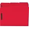 Staples® Reinforced Classification Folders, 2 Expansion, Letter Size, Red, 50/Box (TR18345)