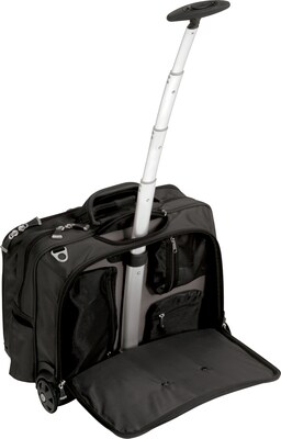 Kensington 17 Nylon Rolling Laptop Bag, Black (K62348A)