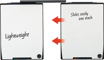 Quartet Motion Tin Dry-Erase Whiteboard, Foam Frame, 3.3 x 2.5 (QTMMS200)