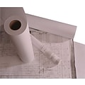 Staples 20lb Roll of Wide-Format Engineering Copier Bond Paper, 36 x 500, White, 2/Pack