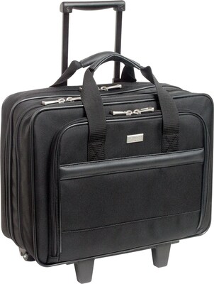 Solo Classic Wheeled Laptop Business Case - 15 - Black