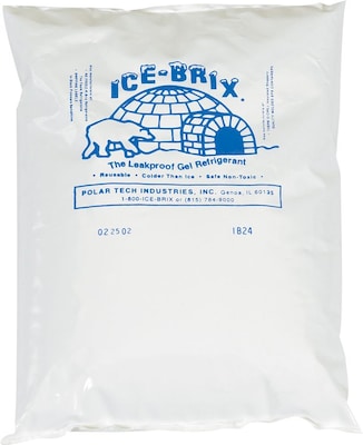 Ice-Brix Cold Pack, 16 oz., 6.25 x 6, 18/Carton (IB16BPD)