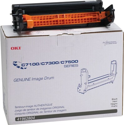 OKI® 41962804 Image Drum for C7100, C7300, C7500 Printers, Black