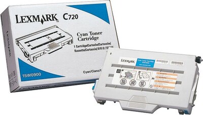 Lexmark 15W0900 Cyan Toner Cartridge, Standard