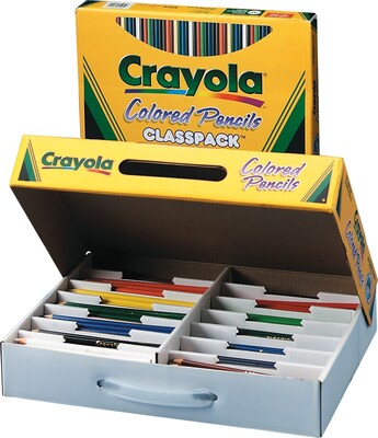 Crayola Classpack Kids Colored Pencils, Assorted Colors, 240/Carton (68-8024)