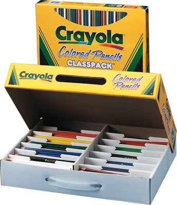 Crayola Combo Classpack Kids' Crayon/Marker Set, Broad, Assorted Colors,  256/Carton (52-3349)