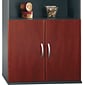 Bush Business Furniture Westfield Half-Height 2 Door Kit, Hansen Cherry, (WC24411)