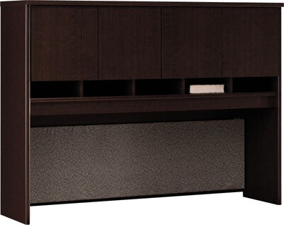 Bush Business Furniture Westfield 60W Hutch, Mocha Cherry, Installed (WC12962KFA)