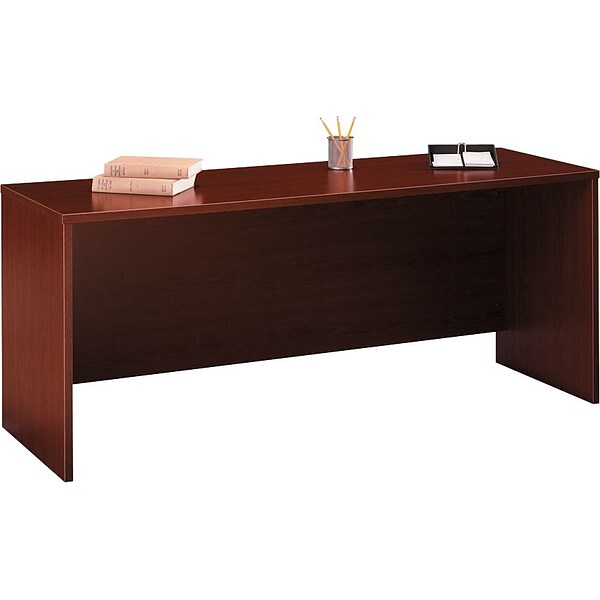 Bush Business Furniture Westfield 72W x 24D Credenza Desk, Mahogany,  (WC36726)