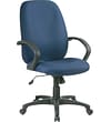 Office Star & trade; Distinctive High-Back Fabric Executive Chair; Blue