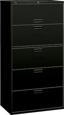 Hon Brigade 500 Series 5 Drawer Lateral File Cabinet Letter