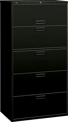 Hon Brigade 500 Series 5 Drawer Lateral File Cabinet Letter