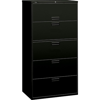 Hon Brigade 500 Series 5 Drawer Lateral File Cabinet Letter