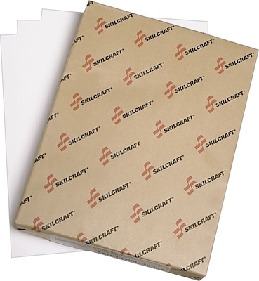 AbilityOne Xerographic Paper, 8.5 x 11, White, 500 Sheets/Ream, 10 Reams/Carton (7530013982652)