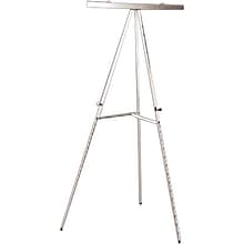 AbilityOne Display Tripod Easel, Silver (7520014567876)