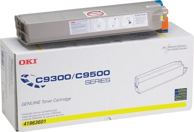 OKI® 41963601 Yellow Toner Cartridge