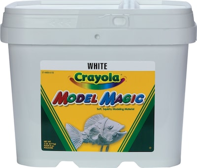 Crayola Model Magic Modeling Compound, White, 75 Packets 