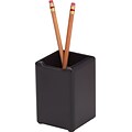 Eldon® Wood Tones™ Pencil Holder, Black Finish