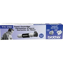 Brother TN-250 Black Standard Yield Toner Cartridge, Prints Up to 2,200 Pages