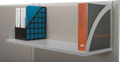HON Verse Hanging Shelf,  14.5 x 60 x 14, Gray/Silver (BSXVSH60GYGY)