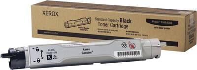 Xerox 106R01076 Black Toner Cartridge, Standard Yield