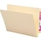 Smead Heavyweight Reinforced End Tab File Folder, Straight-Cut Tab, 1-1/2 Expansion, Legal Size, Ma