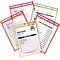 C-Line Stitched Shop/Job Ticket Holders, 9 x 12, Neon, 10/Pack (43920)