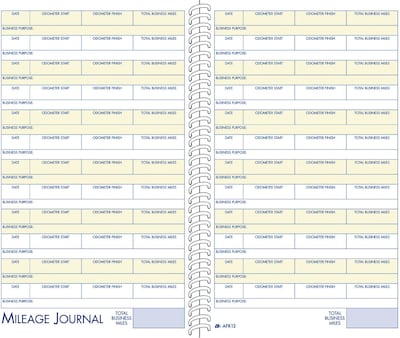 Adams® Vehicle Mileage & Expense Record Book, 9 x 5 (AFR12)