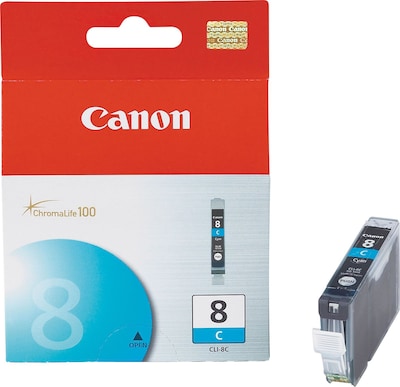 Canon 8 Cyan Standard Yield Ink Cartridge (0621B002AA)