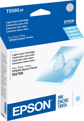 Epson T559 Light Cyan Ink Cartridge, Standard Yield