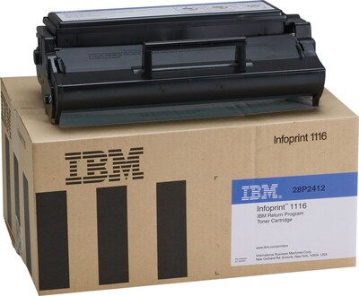IBM/InfoPrint 28P2412 Return-Program Black Toner Cartridge
