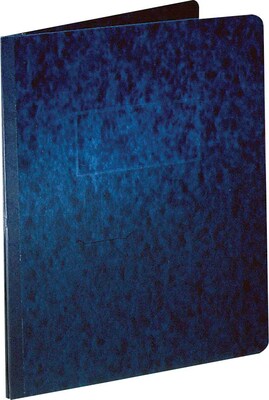 Oxford PressGuard Embossed Report Cover with Fastener, Letter Size, Dark Blue (12902)