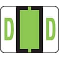Smead BCCR Labels File Folder Label, D, Light Green, 500 Labels/Pack (67074)