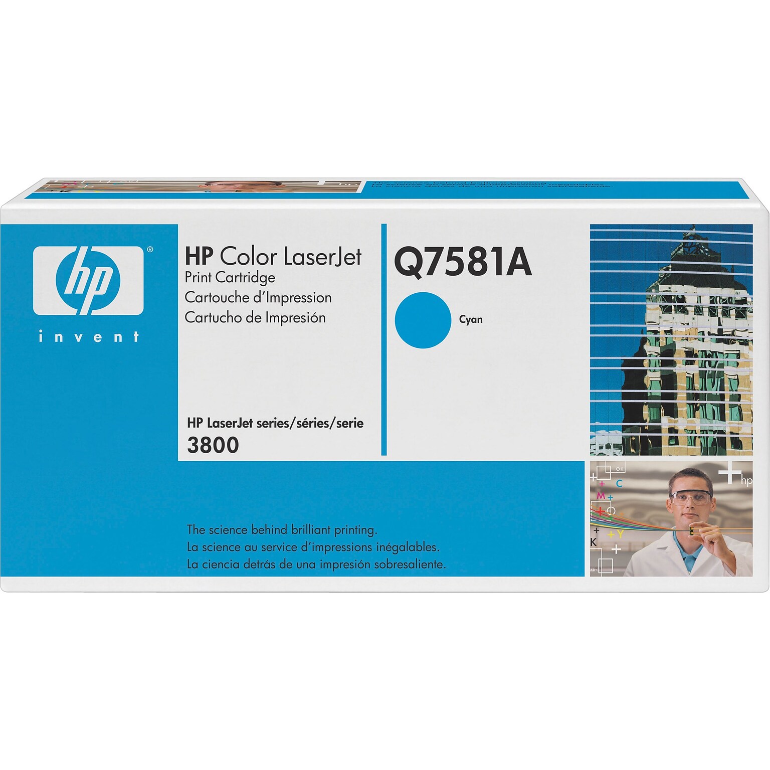 HP 503A Cyan Standard Yield Toner Cartridge (Q7581A)