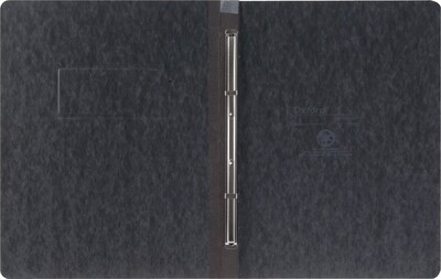 Oxford PressGuard Embossed Report Cover with Fastener, Letter Size, Black (12906)