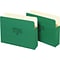 Pendaflex Colored File Pockets; Letter Size, 3-1/2 Expansion, Green