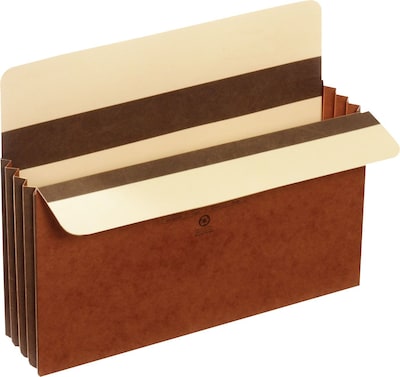 Extra Wide Heavy-Duty Expanding Pockets, Letter, 5-1/4 Expansion, 10/Box