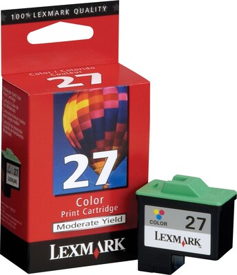 Lexmark 27 Tri-Color Standard Yield Ink Cartridge