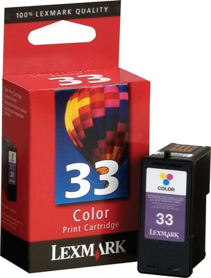 Lexmark 33 Tri-Color Standard Yield Ink Cartridge