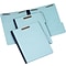 Staples® 60% Recycled Pressboard Classification Folder, 1 Expansion, Letter Size, Light Blue, 25/Bo