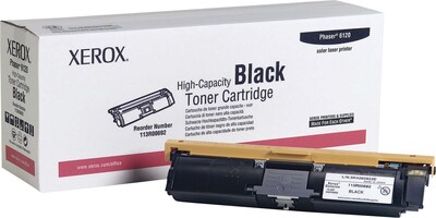 Xerox® 113R00692 High-Capacity Laser Toner Cartridge for Phaser 6120; Black