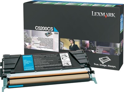 Lexmark C5200CS Cyan Standard Yield Toner Cartridge