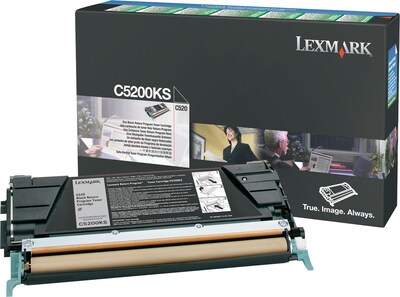 Lexmark C5200KS Black Standard Yield Toner Cartridge