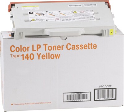 Ricoh Type 140 Yellow Toner Cartridge, Standard (402073)