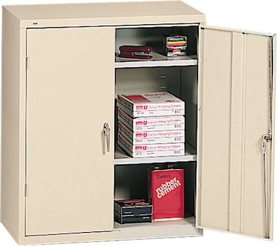 HON® Brigade® Steel Storage Cabinet, Assembled, 42Hx36Wx18D, Putty