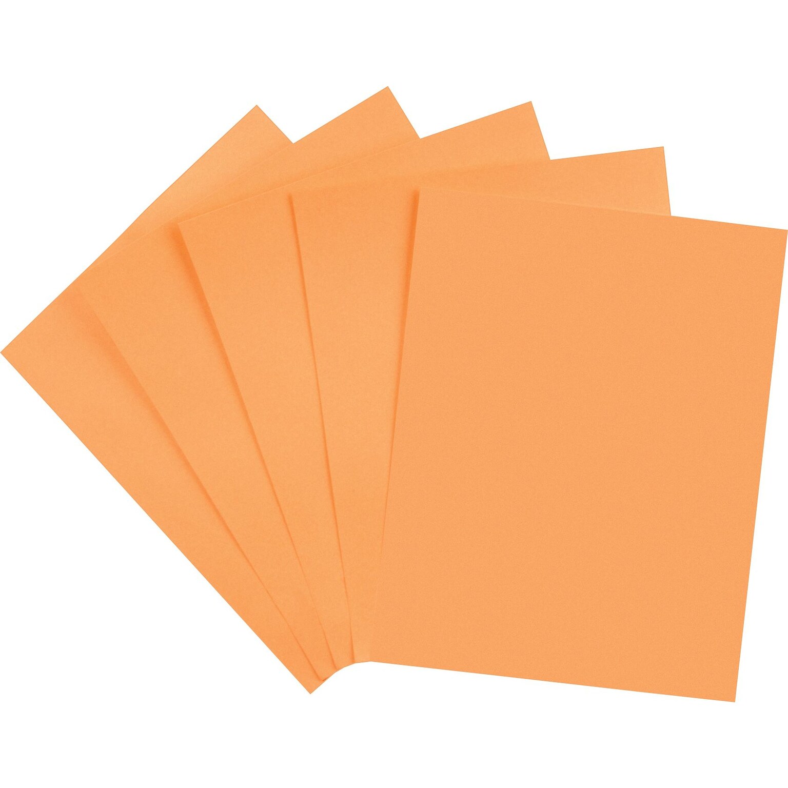 Staples® Brights Multipurpose Paper, 24 lbs., 8.5 x 11, Orange, 500/Ream (20108)