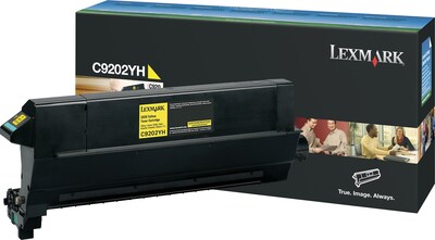 Lexmark C9202YH Yellow Toner Cartridge, Standard